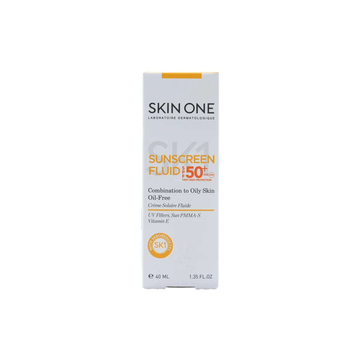 فلوئید ضد آفتاب SPF50 فاقد چربی اسکین وان بدون رنگ