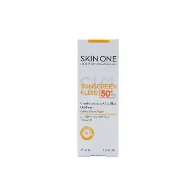 فلوئید ضد آفتاب SPF50 فاقد چربی اسکین وان بدون رنگ