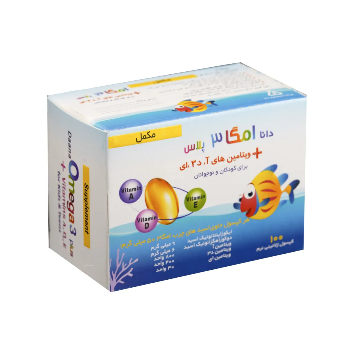 کپسول امگا 3+ دانا