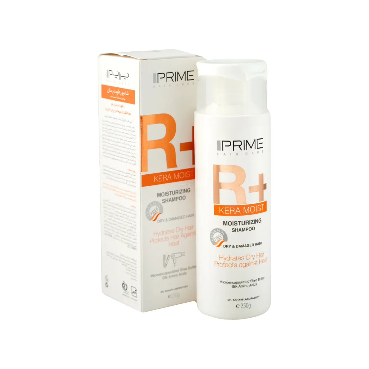 شامپو رطوبت رسان پرایم مناسب موی خشک و آسیب دیده 250 میلی لیتر