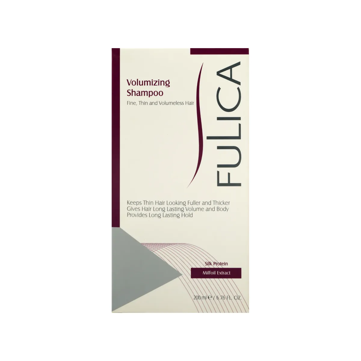 شامپو حجم دهنده فولیکا مناسب موی نازک و کم حجم 200 میلی لیتر