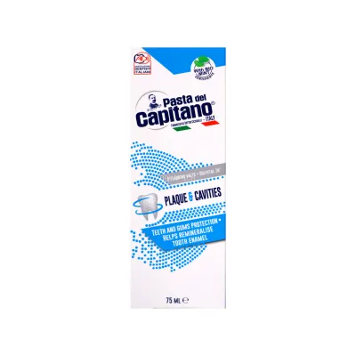 خمیر دندان ضد پلاک و پوسیدگی پاستا دل کاپیتانو