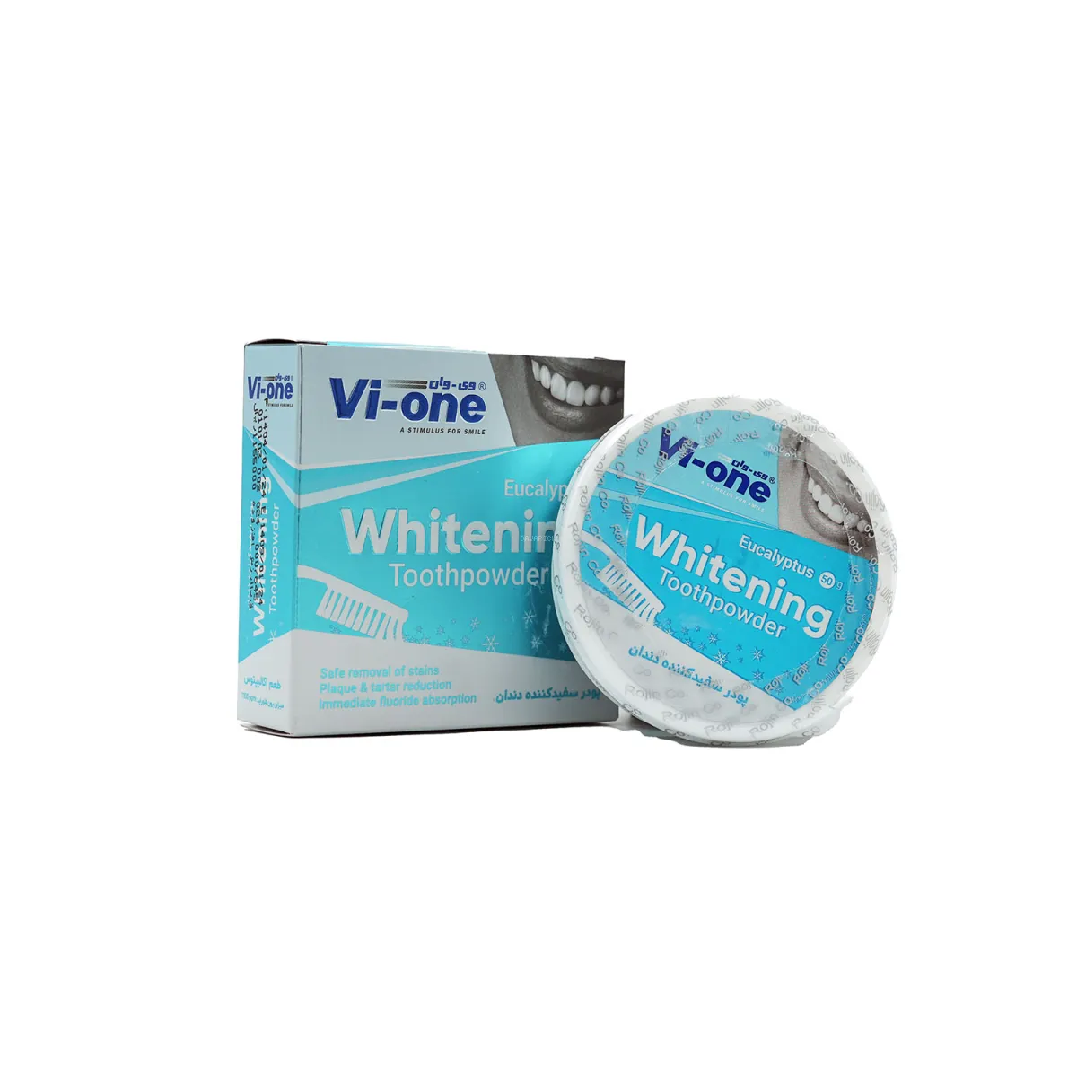 پودر سفید کننده دندان وی وان مدل Eucalyptus