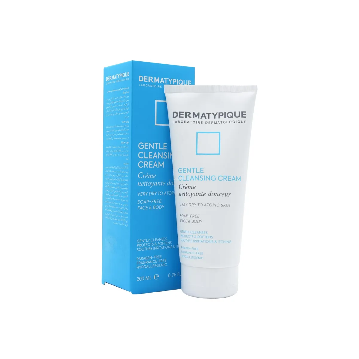 کرم شوینده ملایم درماتیپیک مناسب پوست خشک و حساس