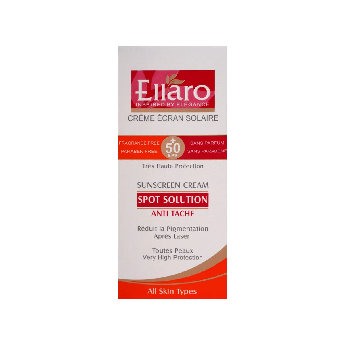 کرم ضد آفتاب SPF50 الارو مدل Spot Solution رنگی مناسب انواع پوست