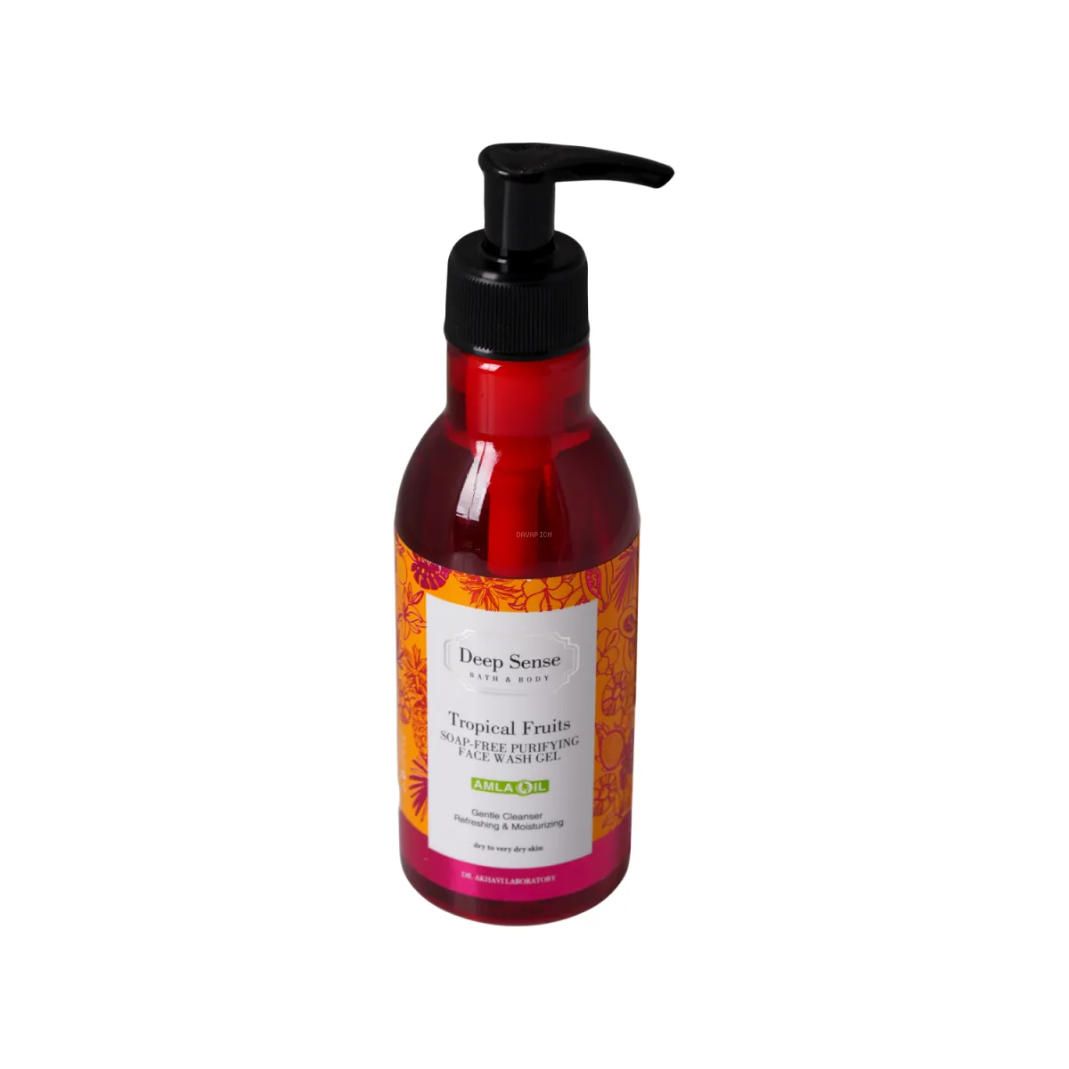 ژل شستشوی صورت دیپ سنس حاوی عصاره میوه های استوایی