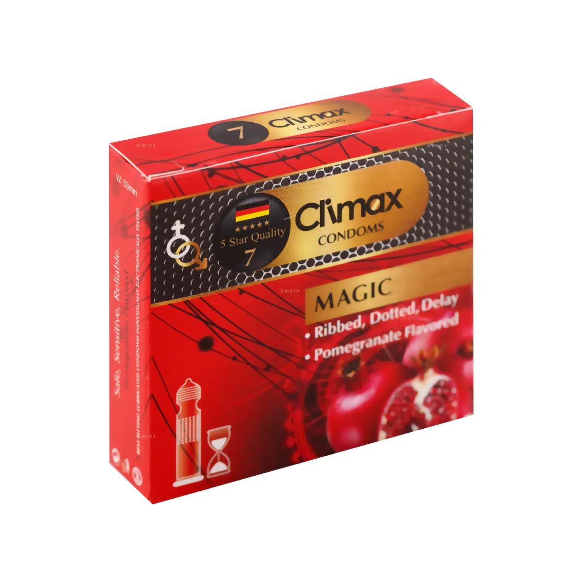 کاندوم تاخیری کلایمکس مدل Magic بسته 3 عددی