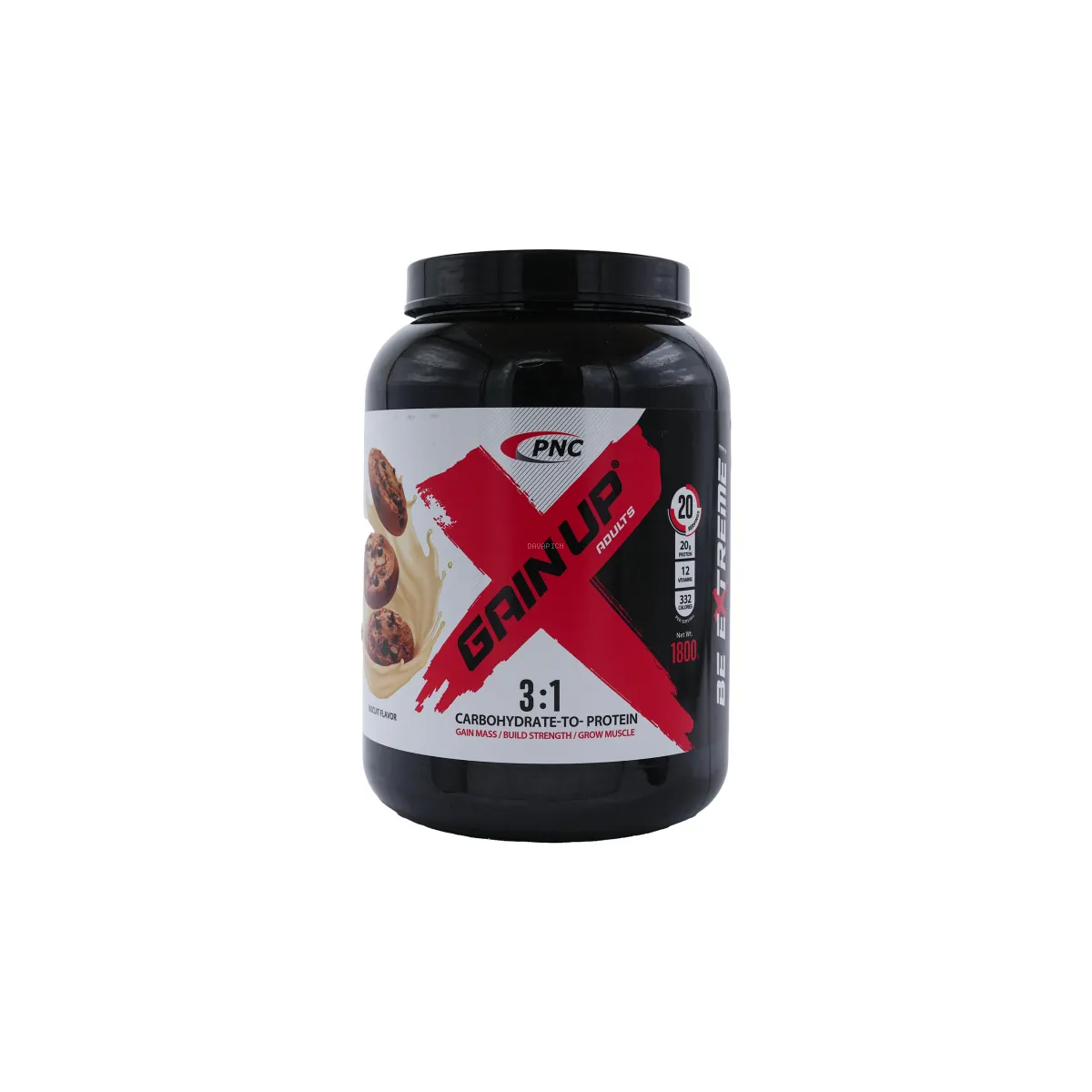 پودر گین آپ پی ان سی با طعم بیسکوییت 1800 گرم