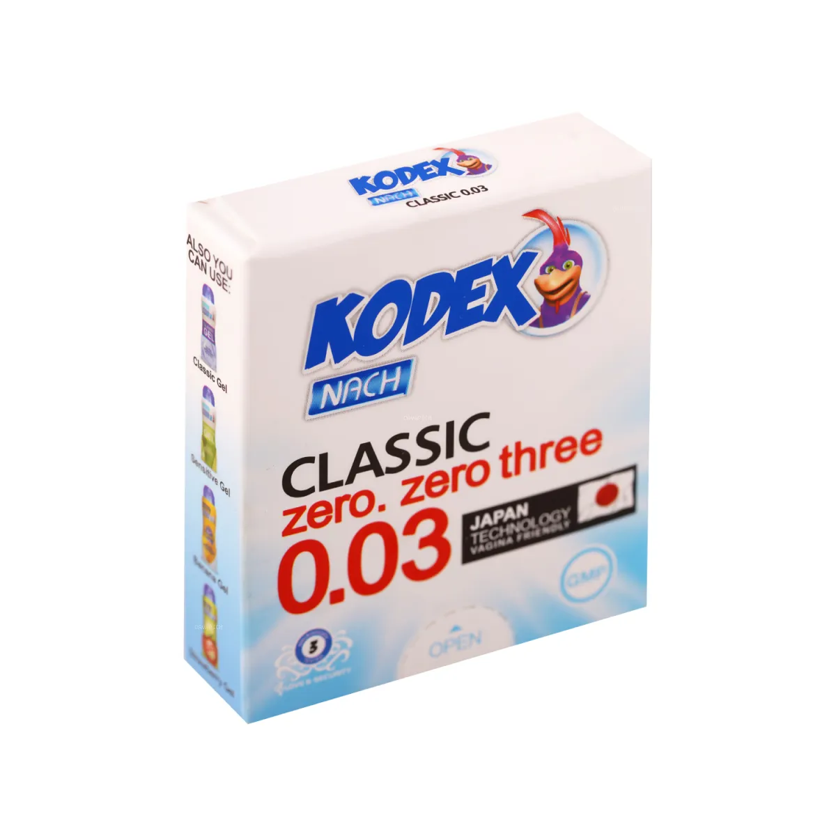 کاندوم کلاسیک ناچ کدکس مدل نازک بسته ۳ عددی