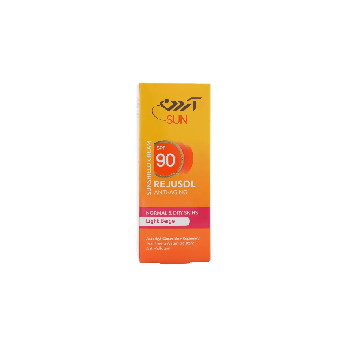 کرم ضد آفتاب SPF90 آردن رنگ بژ روشن مناسب پوست نرمال تا خشک