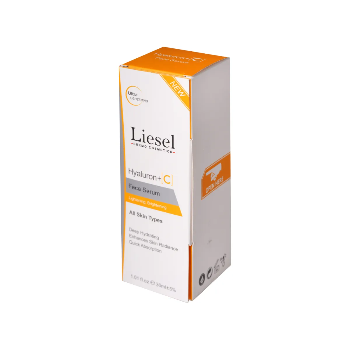 سرم روشن کننده لایسل حاوی ویتامین C و هیالورونیک اسید