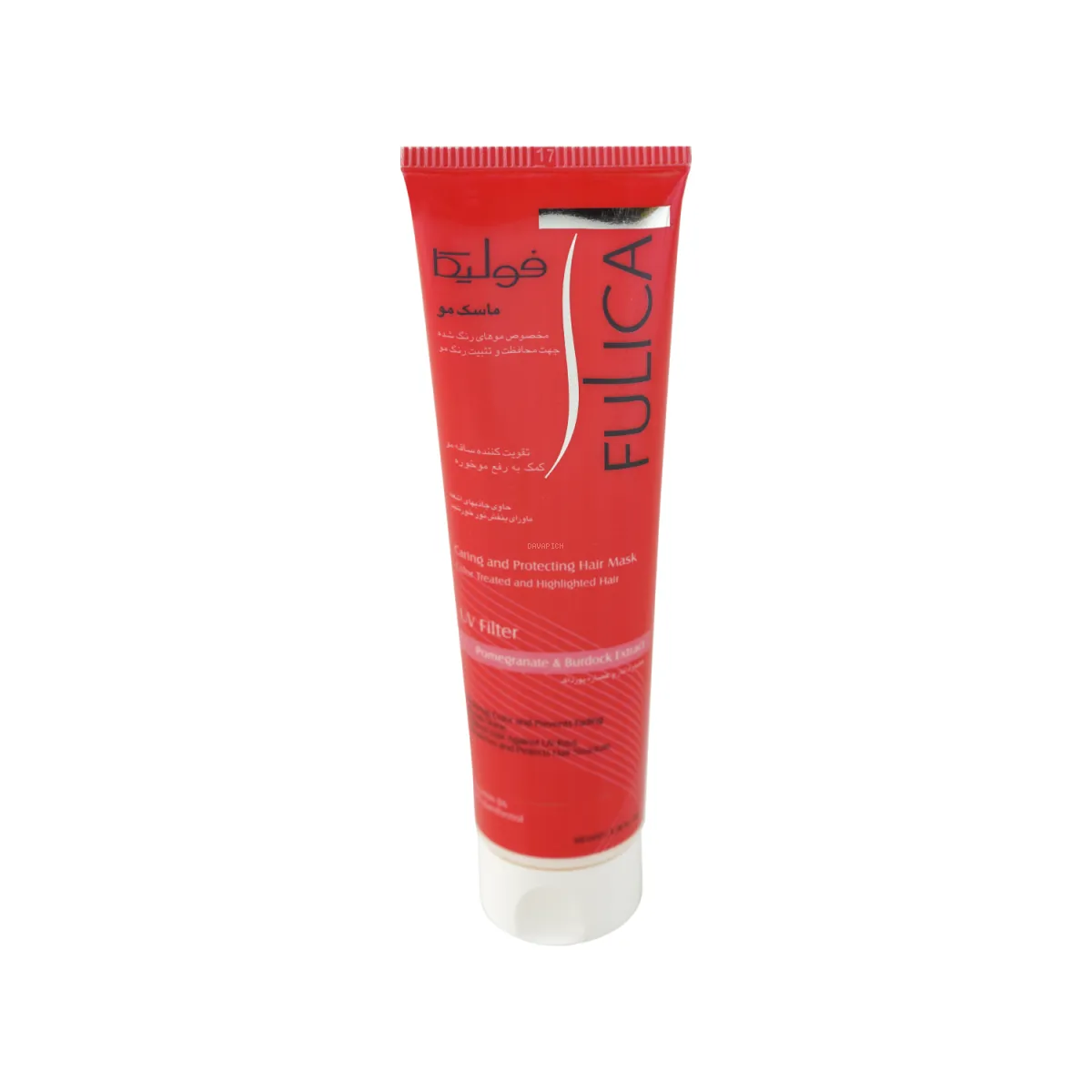 ماسک مو تقویت کننده فولیکا مناسب موی رنگ شده 100 میلی لیتر