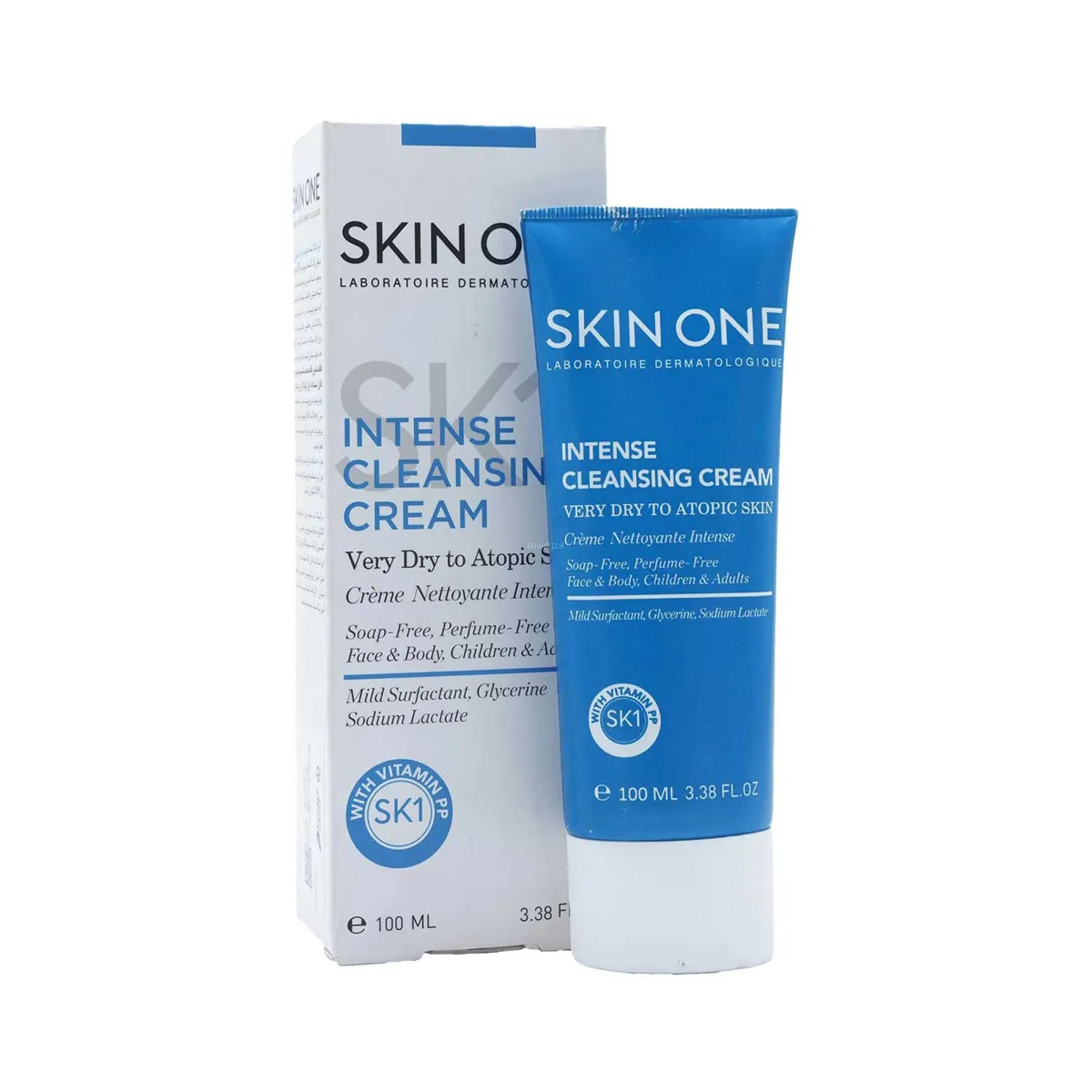 کرم پاک کننده صورت و بدن اسکین وان مناسب پوست خیلی خشک و آتوپیک