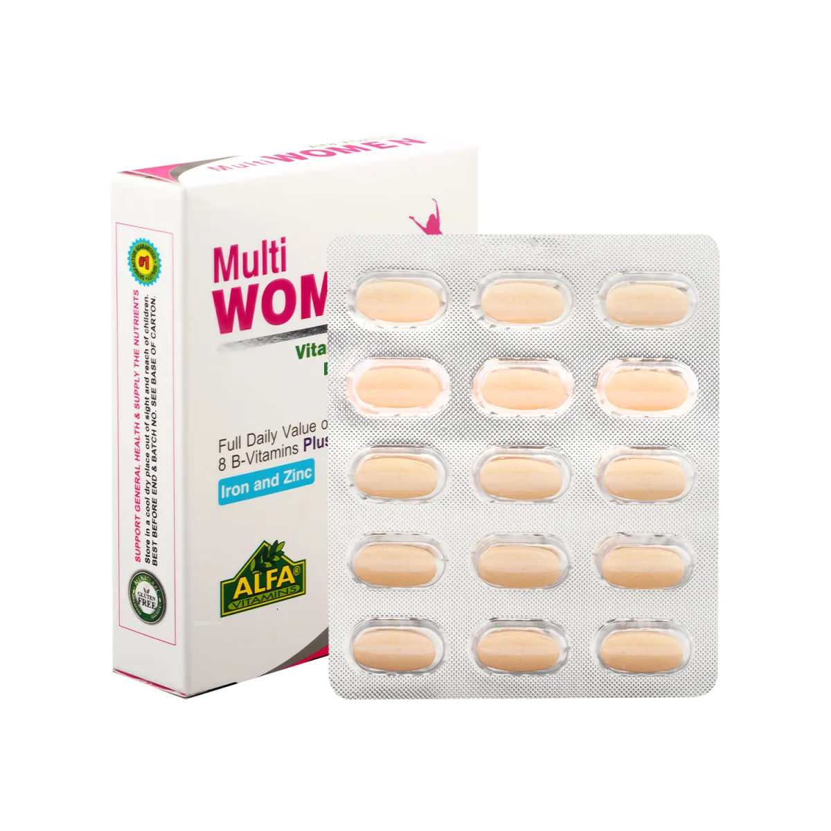 قرص مولتی وومن آلفا ویتامینز