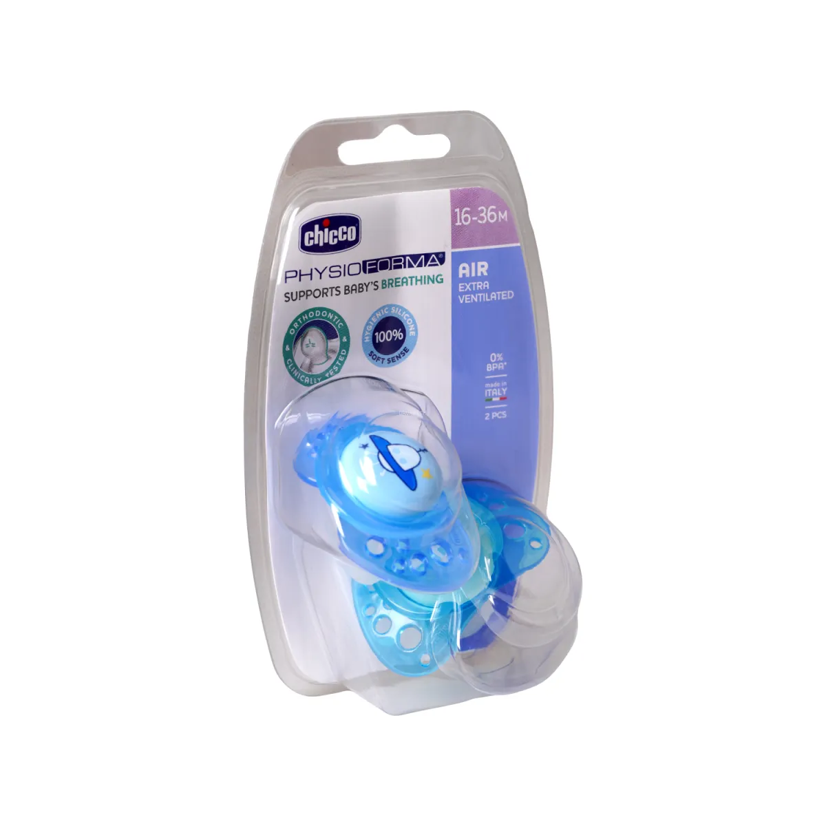 پستانک چیکو طرح سفینه مناسب ۳۶-۱۶ ماه