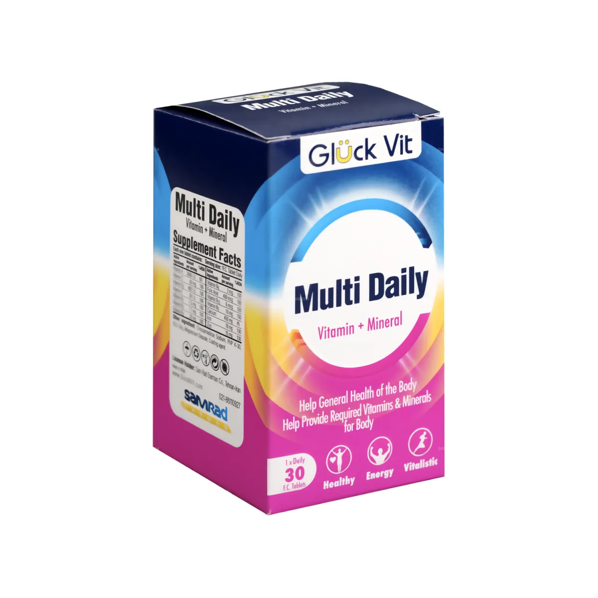 قرص مولتی دیلی گلوک ویت