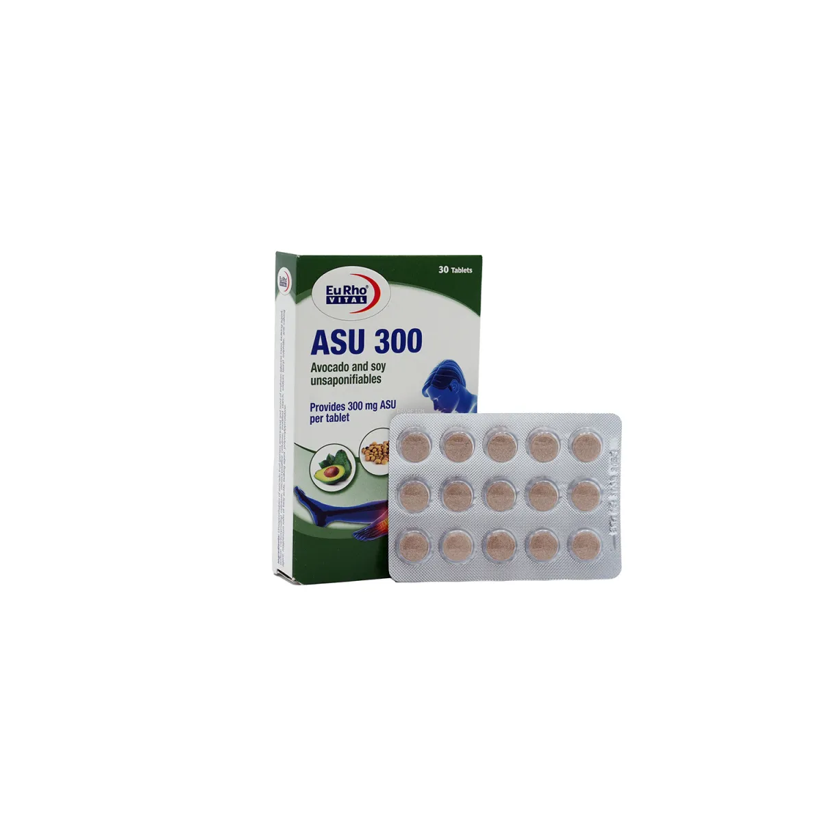 قرص آسو یوروویتال ۳۰۰ میلی گرم