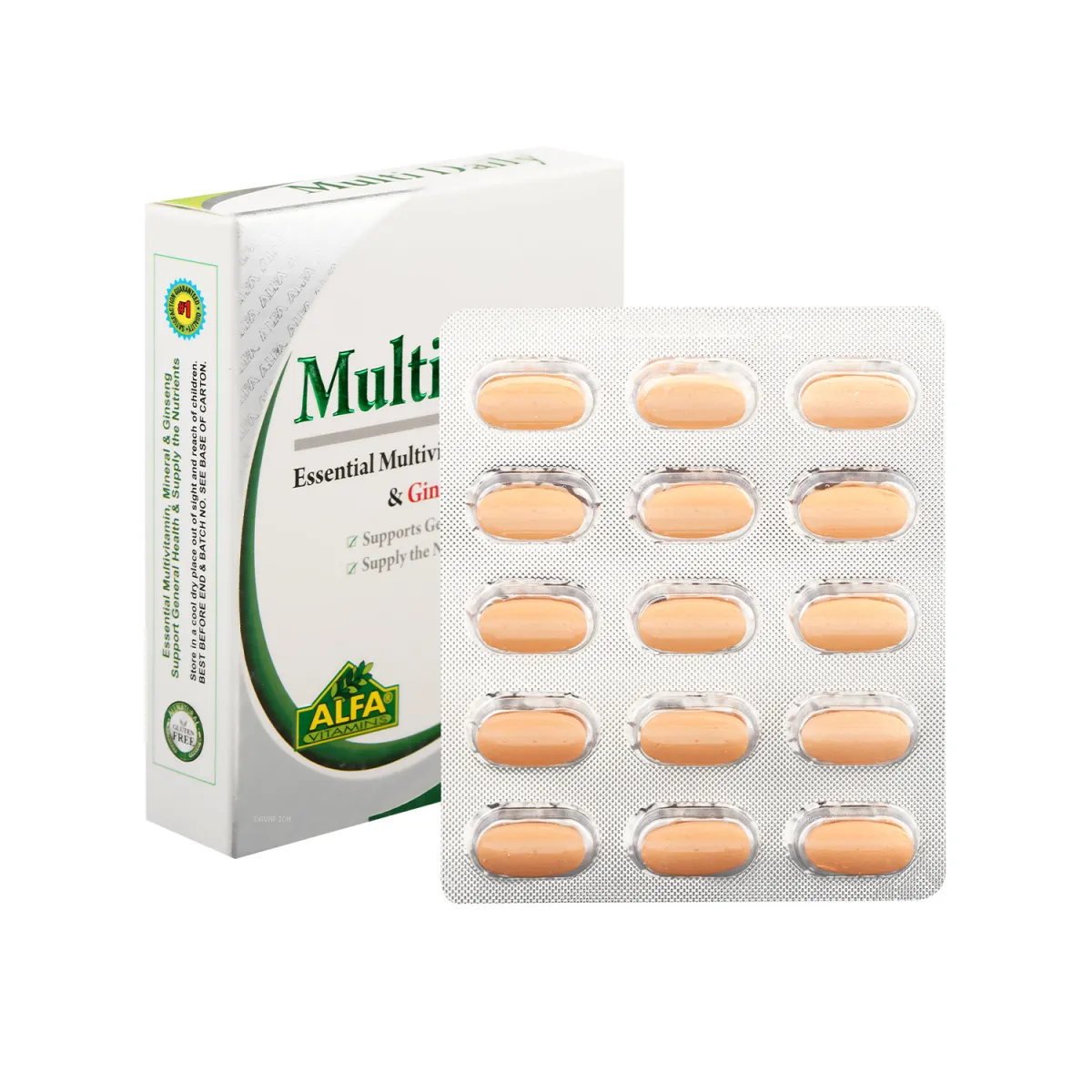 قرص مولتی دیلی آلفا ویتامینز