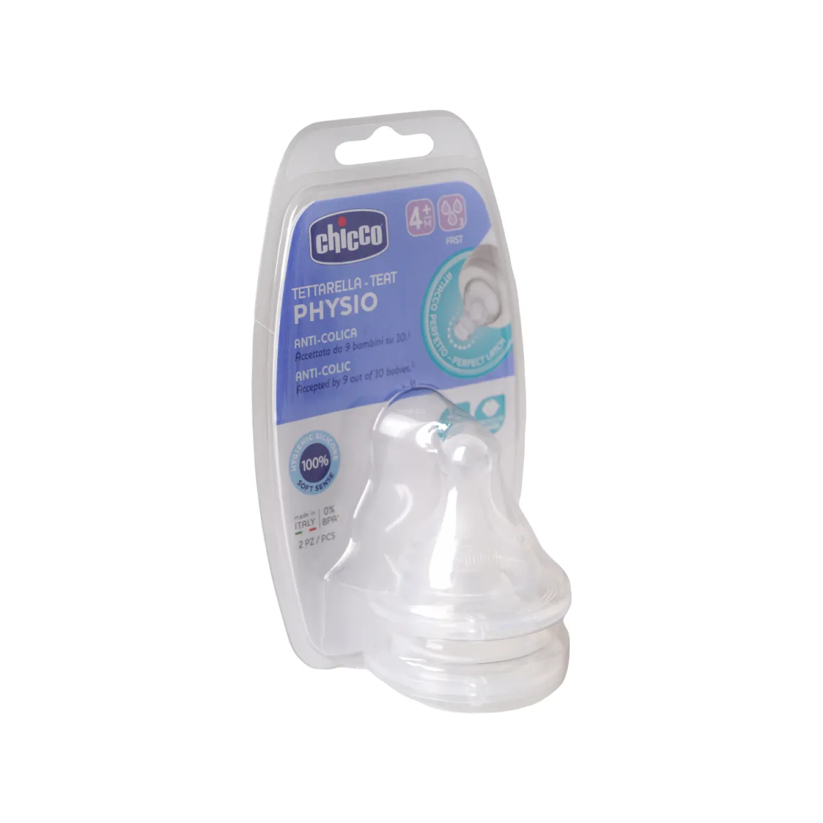 سرشیشه پستانک چیکو مدل Physio سایز 2