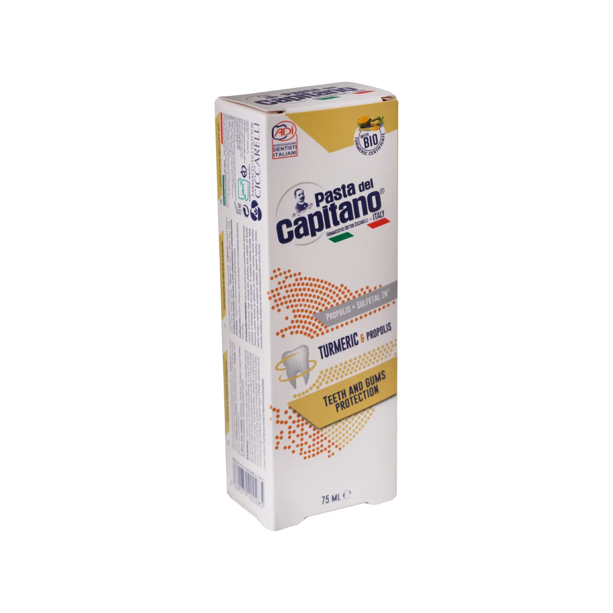 خمیر دندان پاستا دل کاپیتانو حاوی زردچوبه