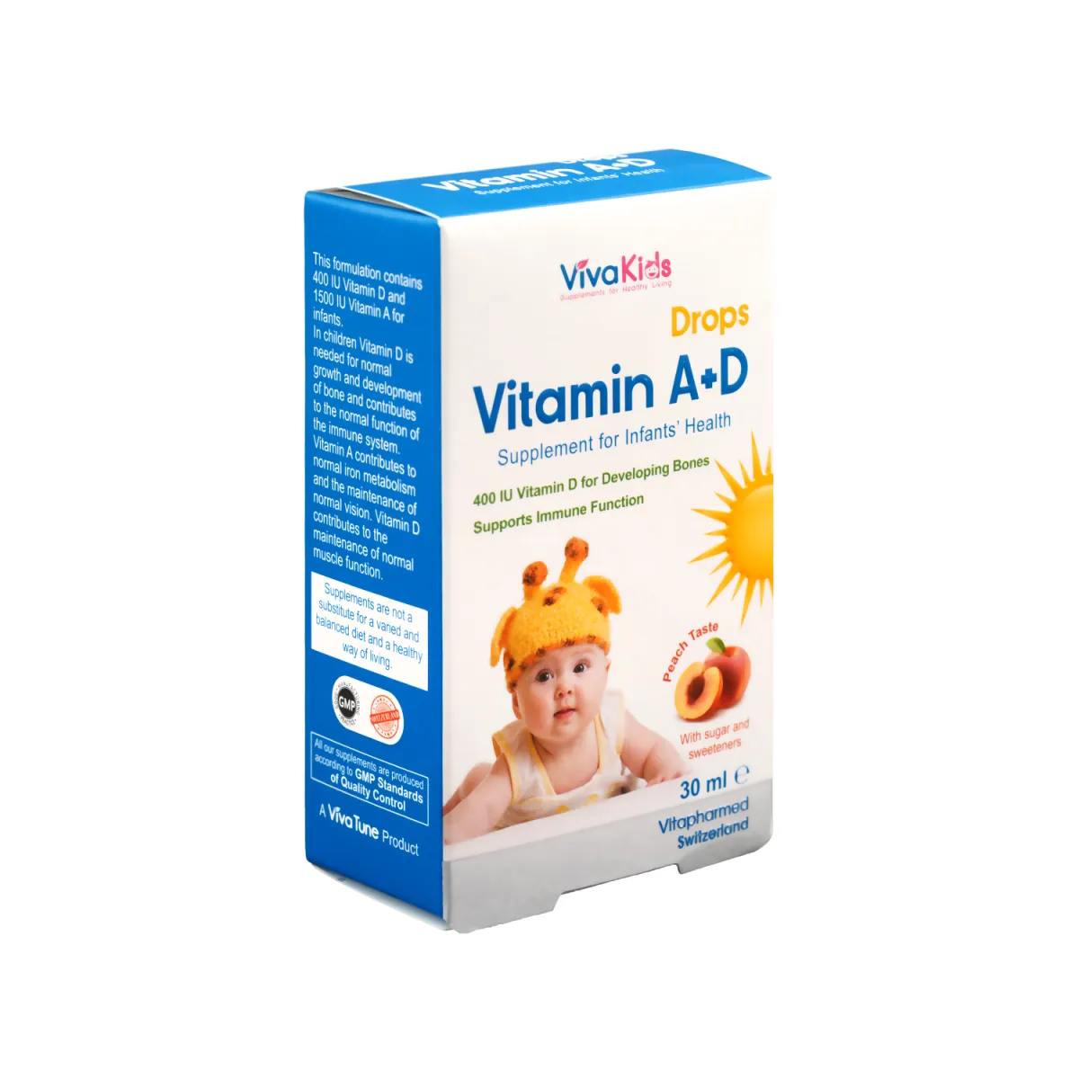 قطره ویتامین A+D ویوا کیدز