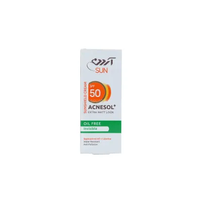 کرم ضد آفتاب SPF50 آردن بدون رنگ مناسب چرب و جوش دار