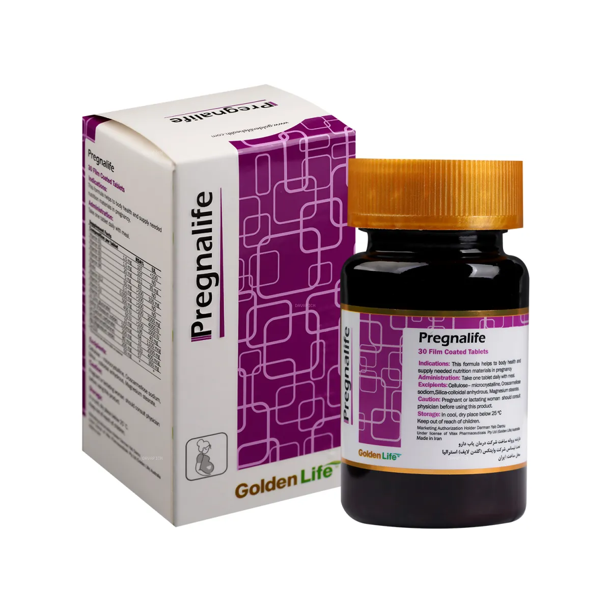 قرص پرگنالایف گلدن لایف