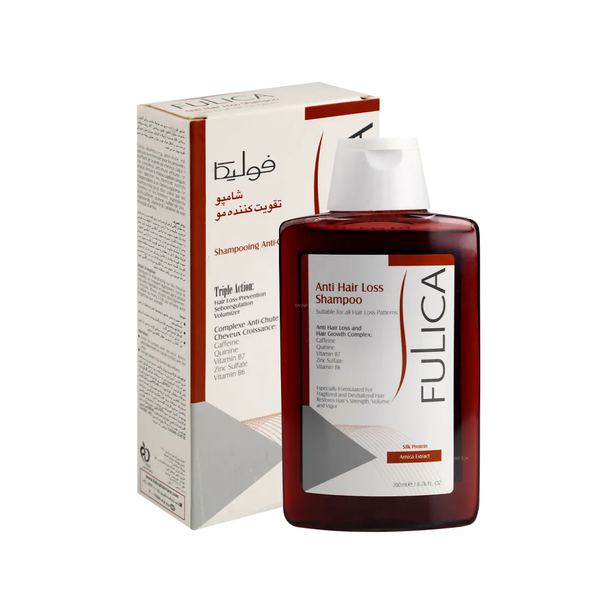 شامپو تقویت کننده موی سر فولیکا 200 میلی لیتر