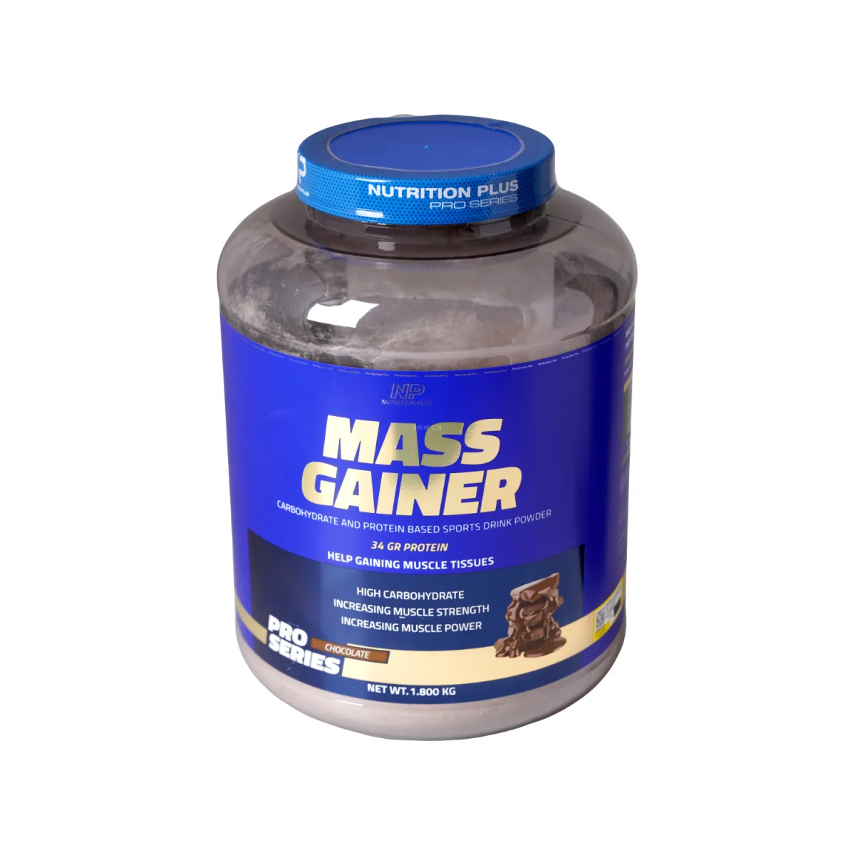 پودر پروتئین مس گینر نوتریشن پلاس طعم شکلات 1800 گرم