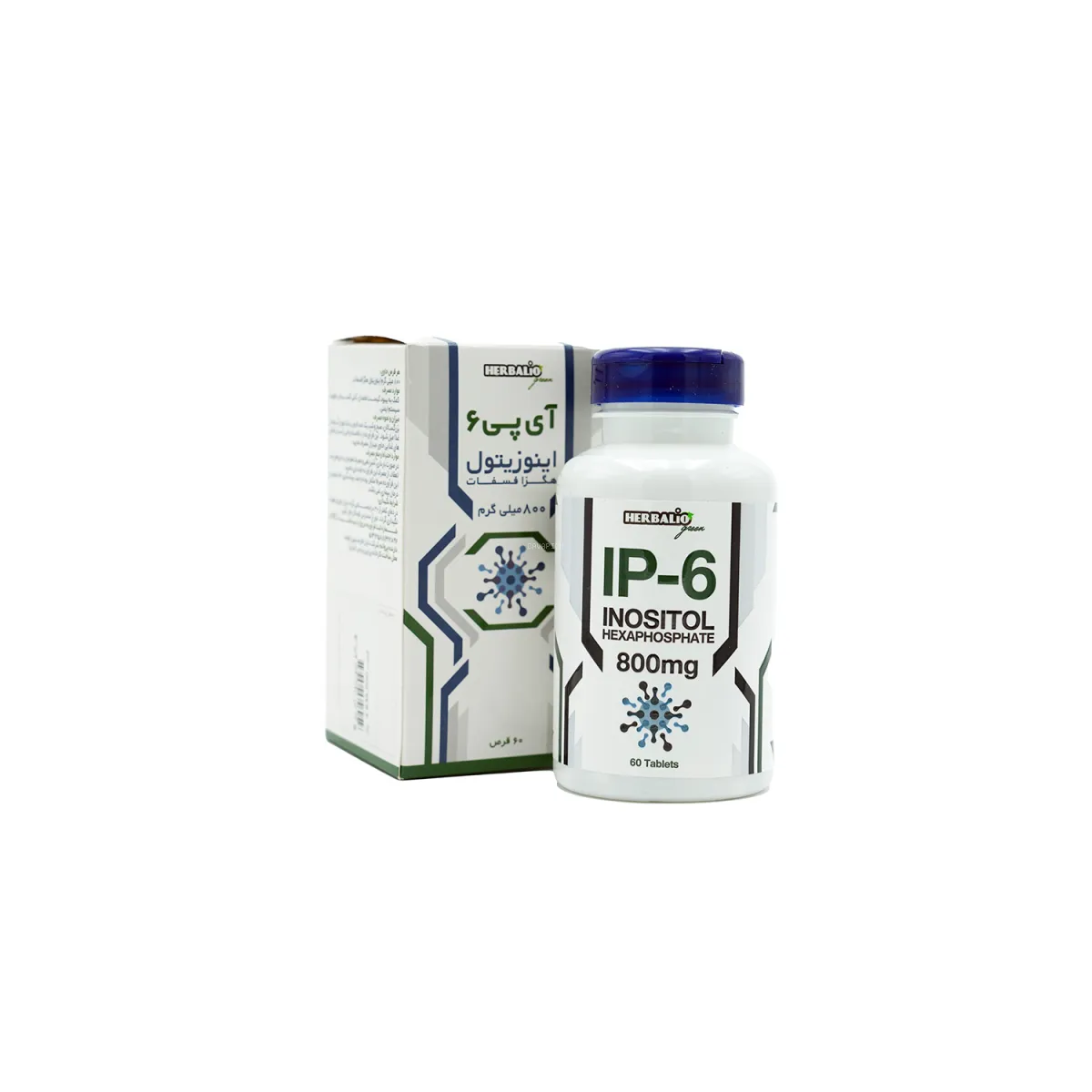 قرص IP-6 هربالیو گرین اینوزیتول هگزا فسفات 800 میلی گرم