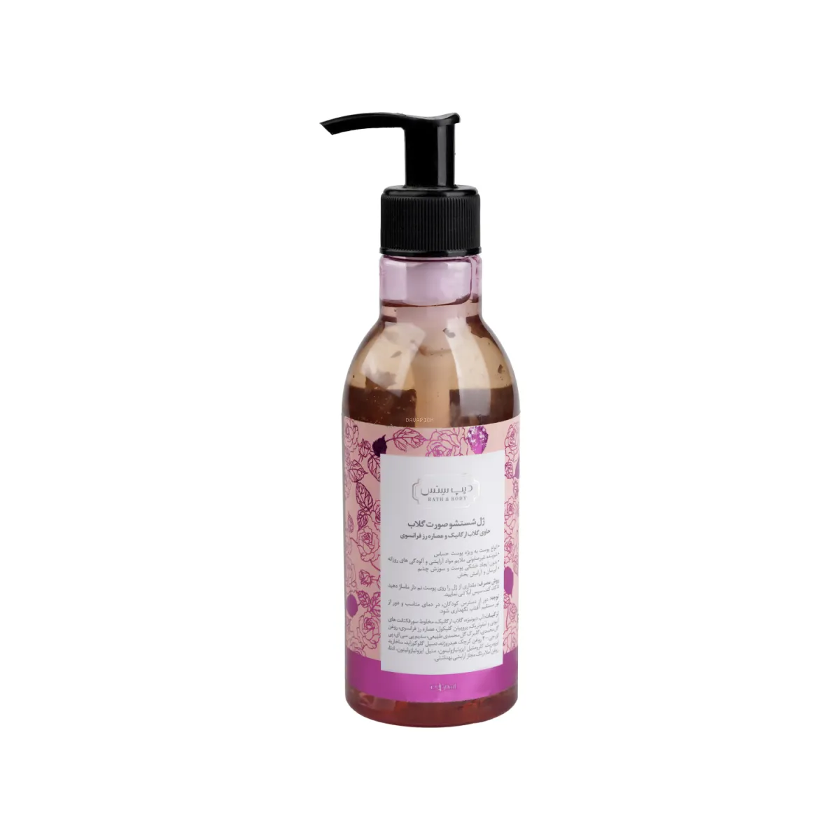 ژل شستشوی صورت دیپ سنس حاوی گلاب
