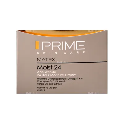 کرم مرطوب کننده 24 ساعته پرایم مدل Matex
