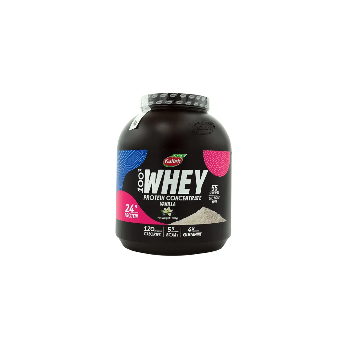 پودر پروتئین وی کاله طعم وانیل 1800 گرم