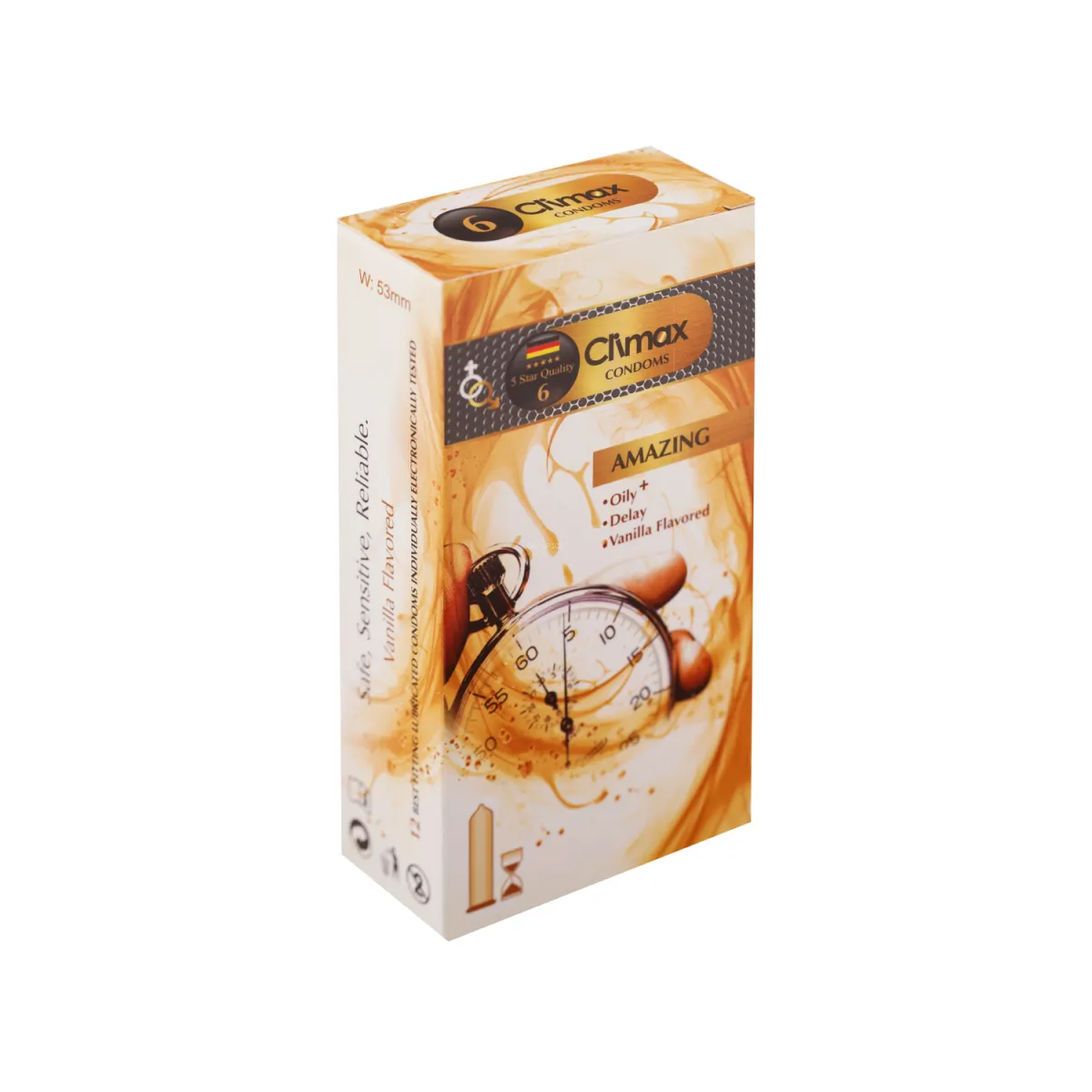 کاندوم تاخیری کلایمکس مدل Amazing بسته 12 عددی