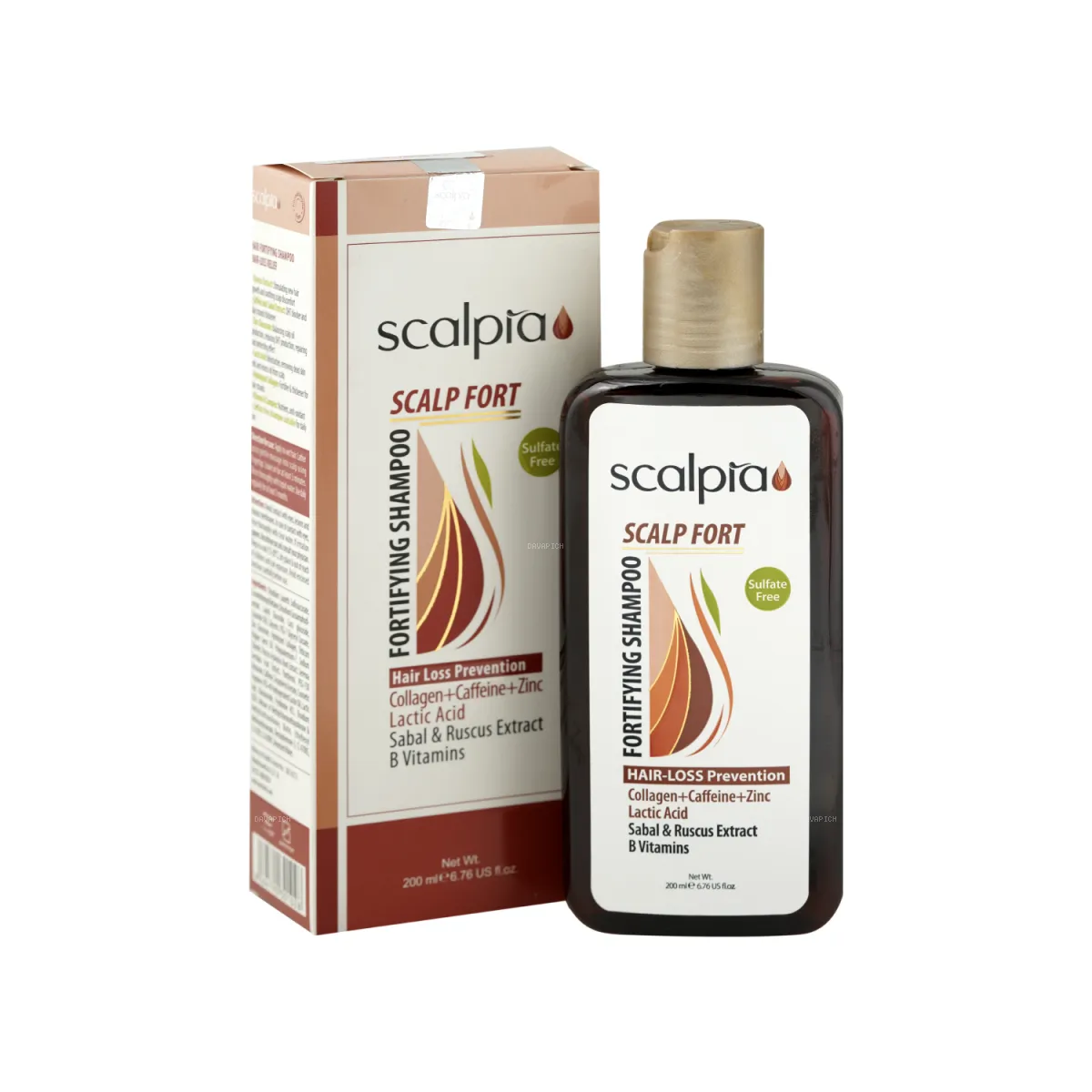 شامپو ضد ریزش مو اسکالپیا 200 میلی لیتر