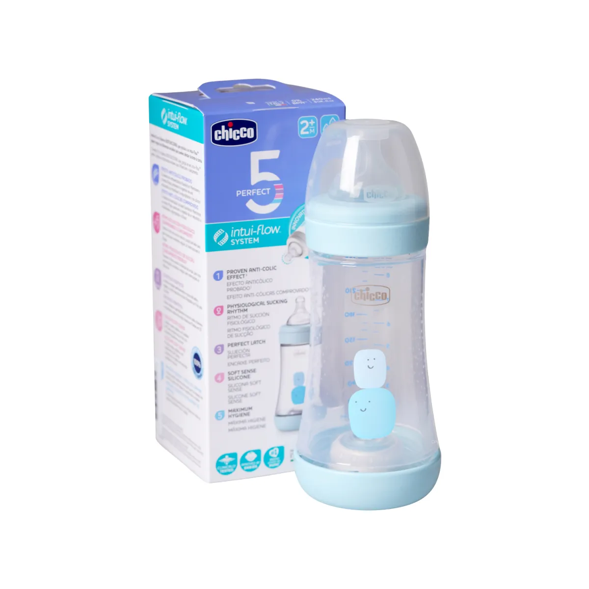 شیشه شیر چیکو مدل Perfect 5 سایز 1