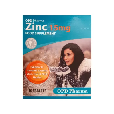 قرص زینک او پی دی فارما 15 میلی گرم
