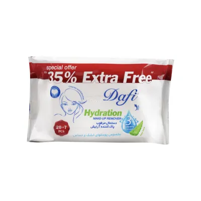 دستمال مرطوب پاک کننده آرایش دافی
