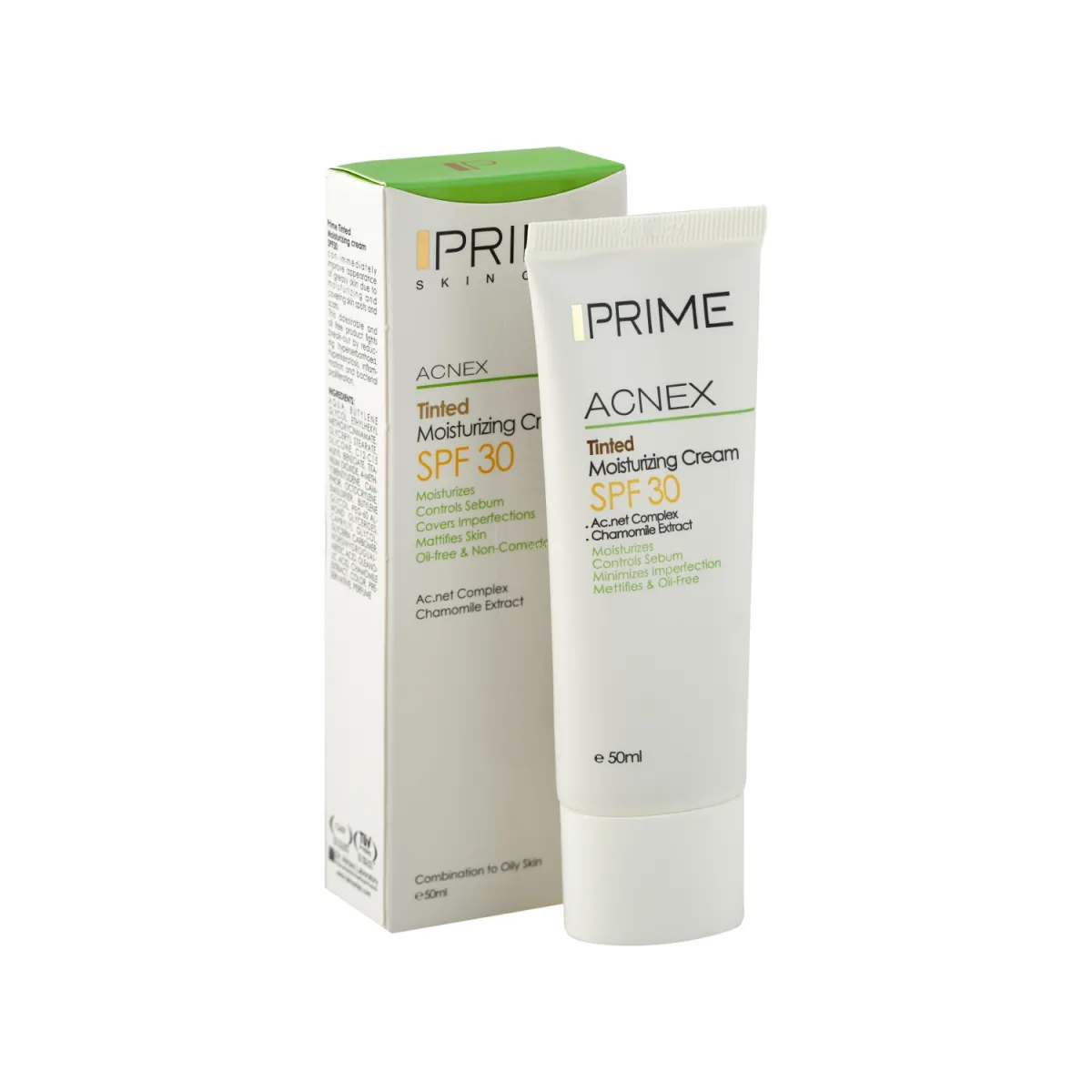 کرم مرطوب کننده SPF30 پرایم مدل Acnex رنگی