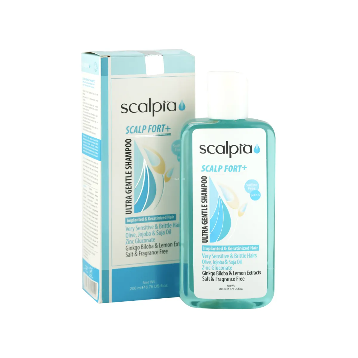 شامپو اسکالپیا مناسب موی حساس و شکننده 200 میلی لیتر