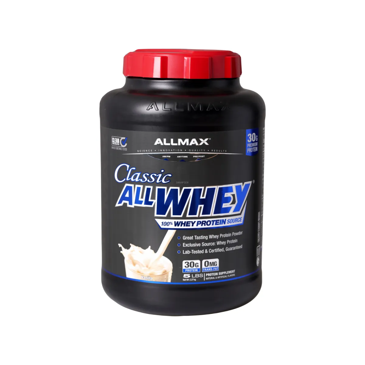 پودر پروتئین کلاسیک آل وی آلمکس طعم وانیل 2270 گرم