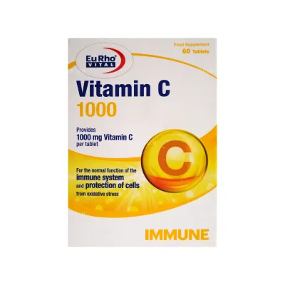 قرص کلاژن پلاس ال لیزین و ویتامین C یوروویتال