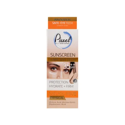کرم ضد آفتاب دور چشم SPF35 پیکسل مدل Physical رنگ بژ طبیعی