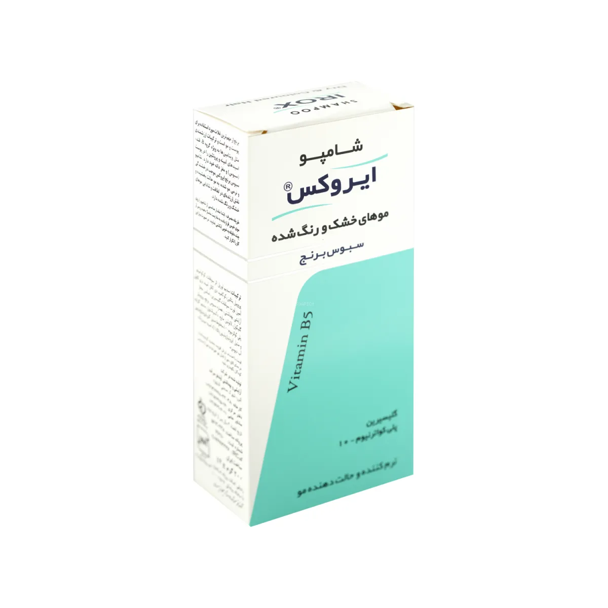 شامپو ایروکس مناسب موی خشک و رنگ شده 200 میلی لیتر