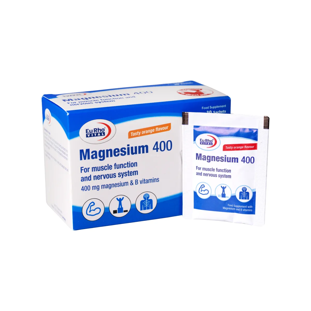 ساشه منیزیم یوروویتال 400 میلی گرم