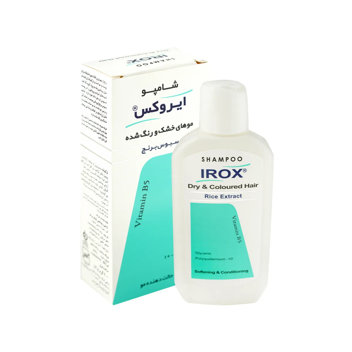 شامپو ایروکس مناسب موی خشک و رنگ شده 200 میلی لیتر