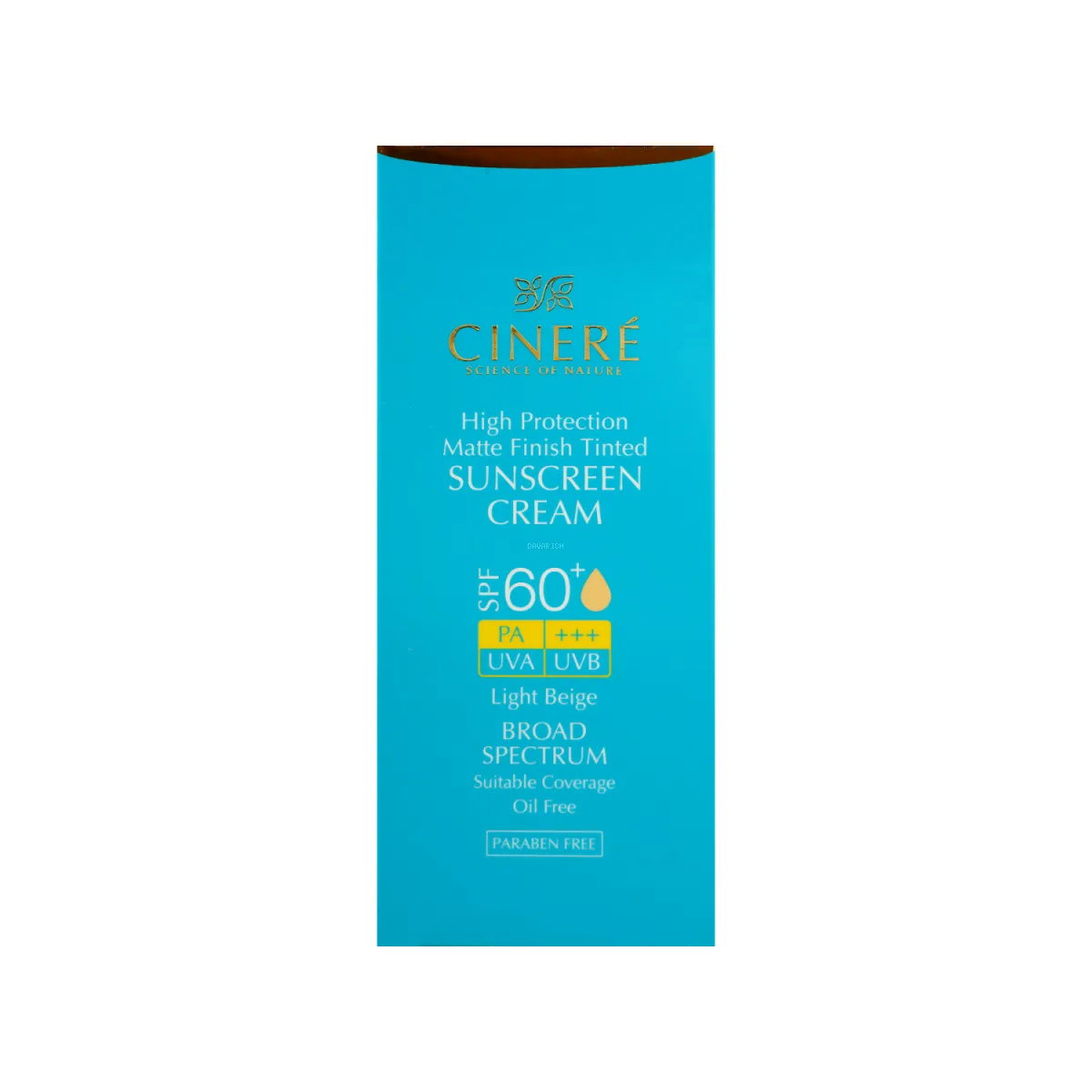 کرم ضد آفتاب SPF60 سینره رنگ بژ روشن