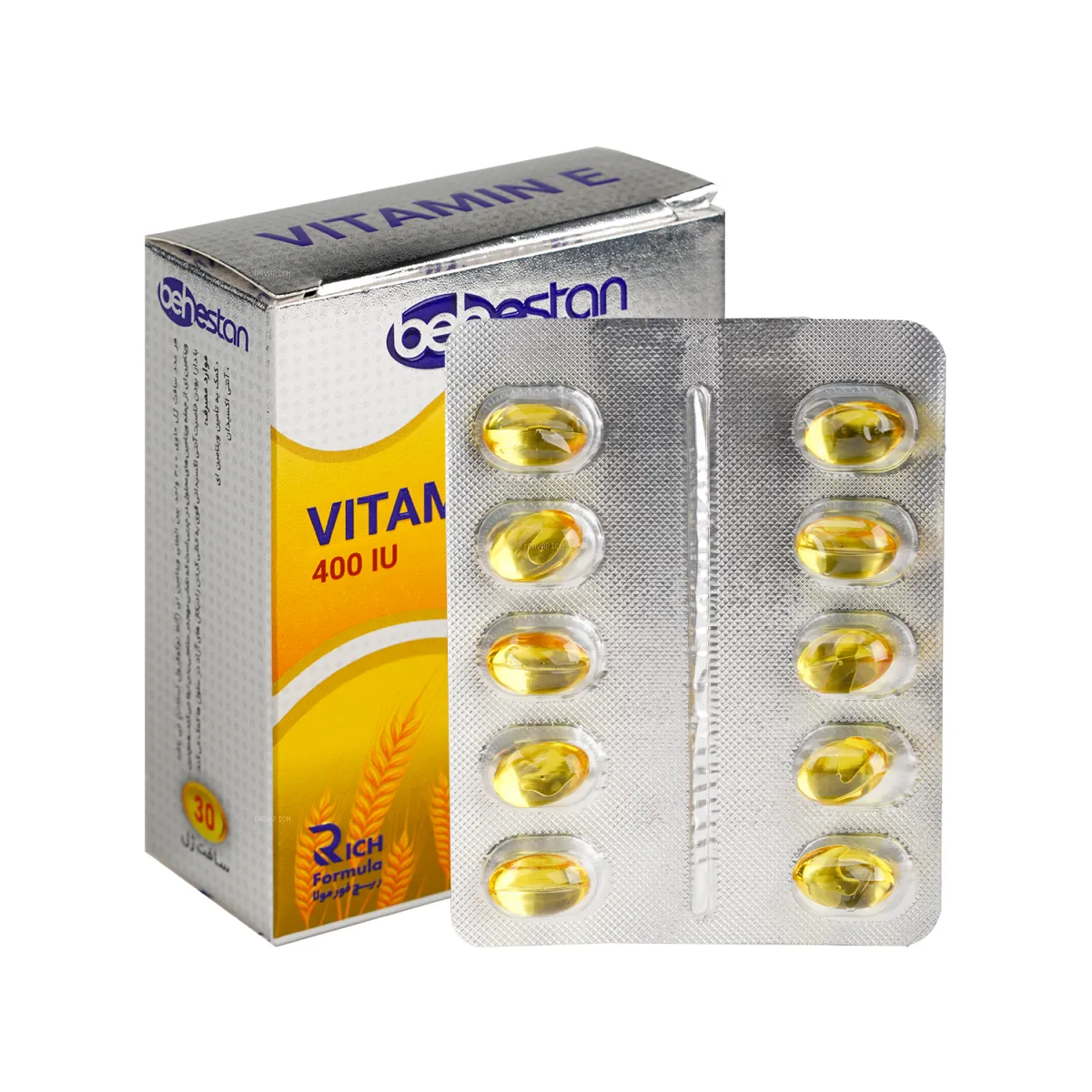 قرص ویتامین E بهستان 400 واحد