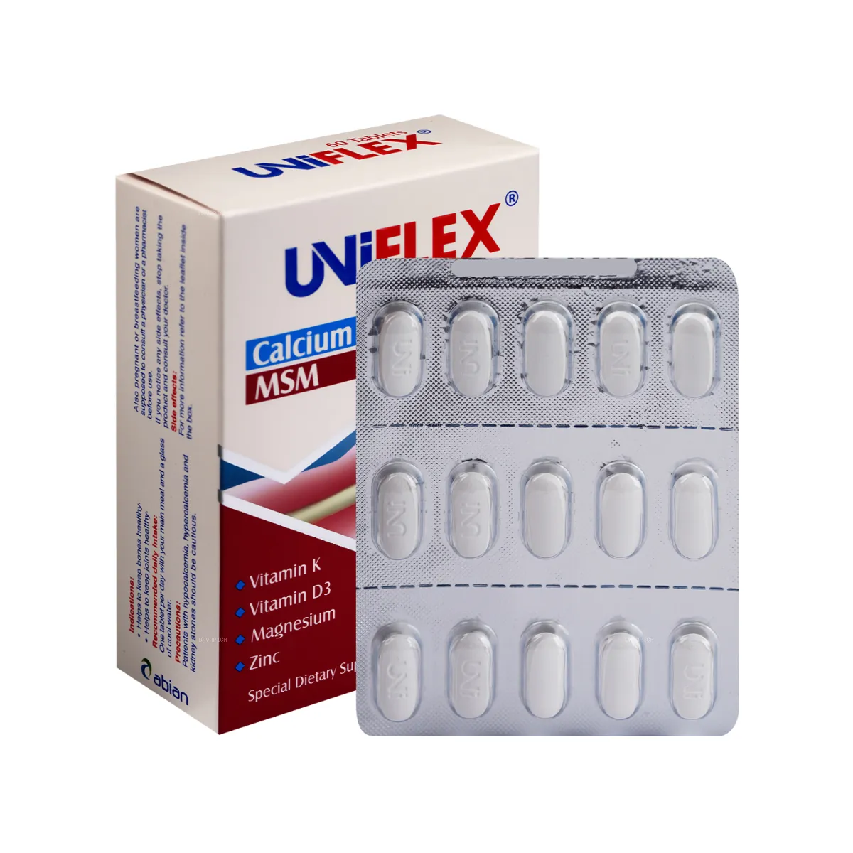 قرص یونی فلکس ابیان دارو 