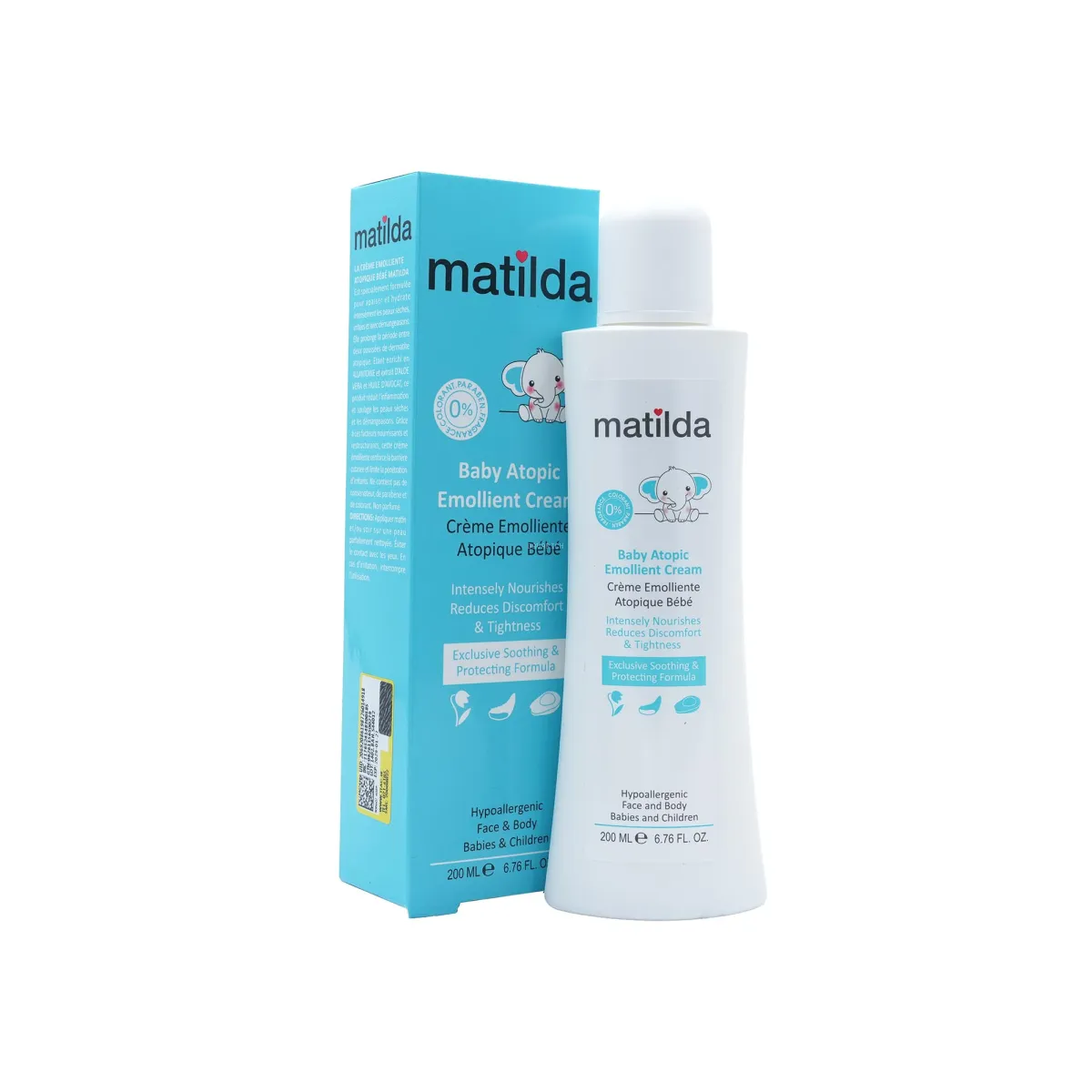 کرم مرطوب کننده کودک ماتیلدا مناسب پوست آتوپیک 200 میلی لیتر